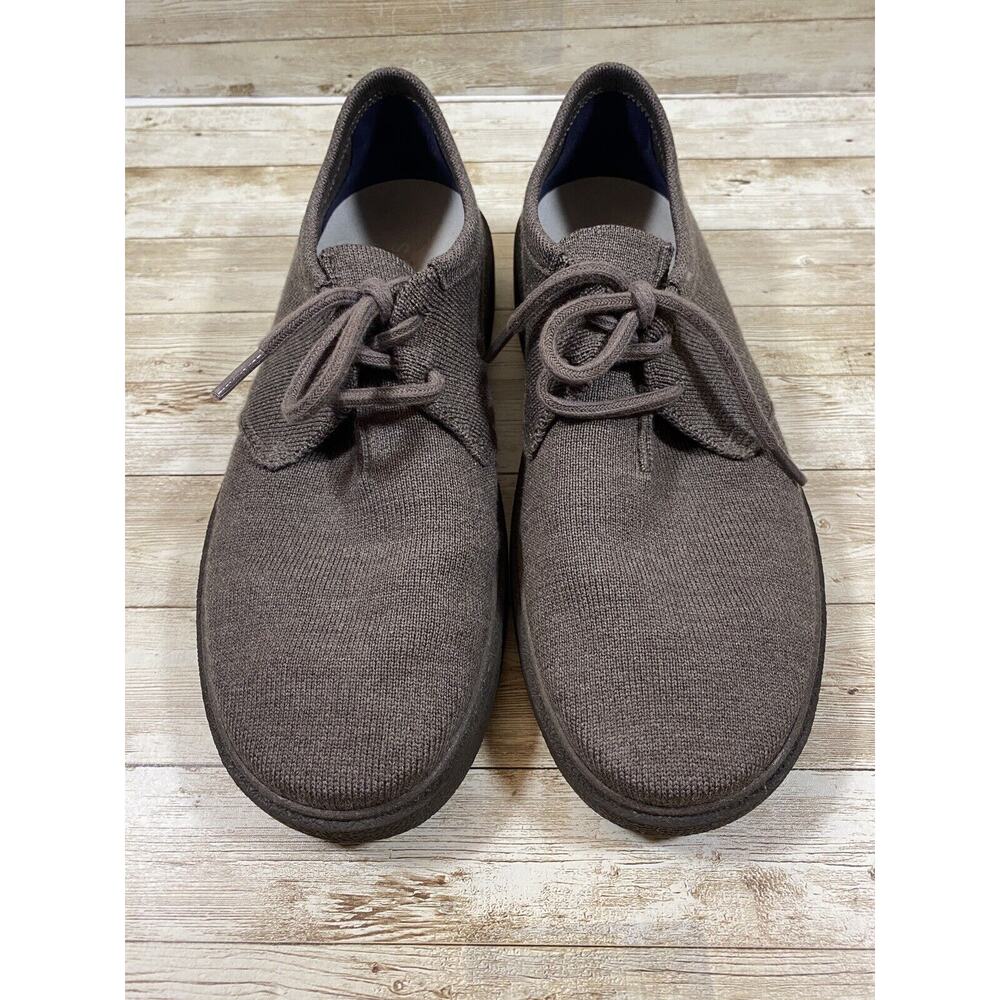 Rothy's Shoes Mens Grey Size 8.5 Grey Merino Wool Laced Sneaker